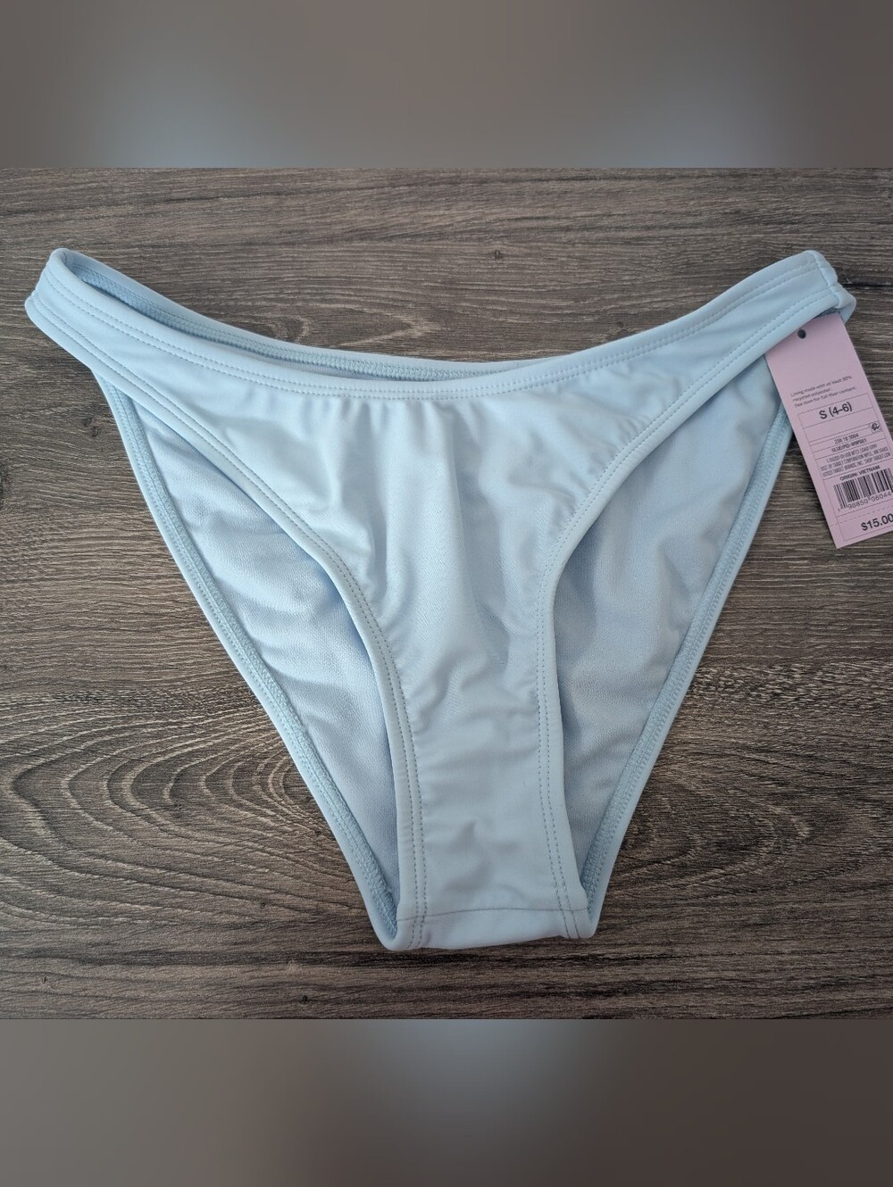 Wild Fable Baby Blue Cheeky Women's Bikini Swim Suit Bottom Size S NWT